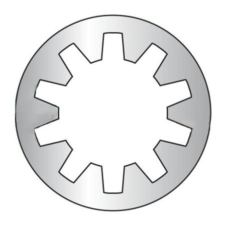 NEWPORT FASTENERS Internal Tooth Lock Washer, For Screw Size M2.5 18-8 Stainless Steel, 10000 PK 235602